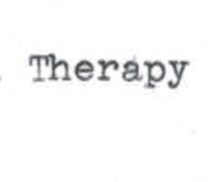 Things I Learned in Therapy