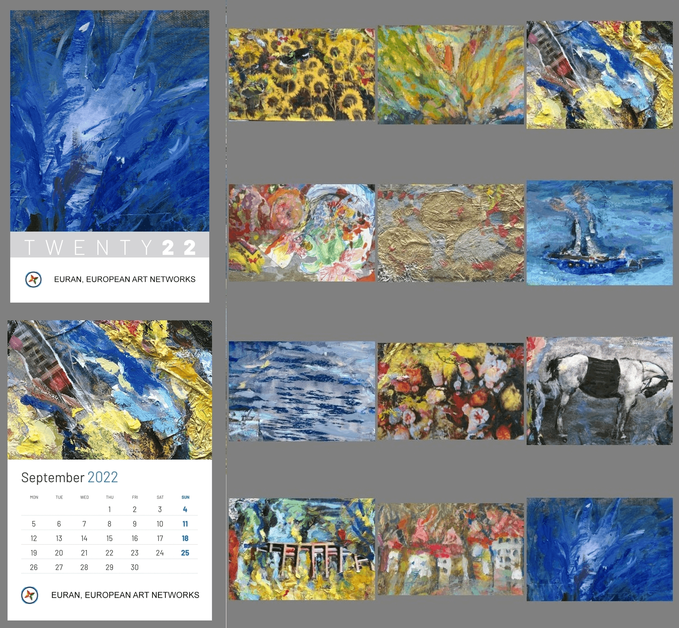 EURAN, European Art Networks presents: EURAN Art Calendar 2022 -45 by Maria Papafili