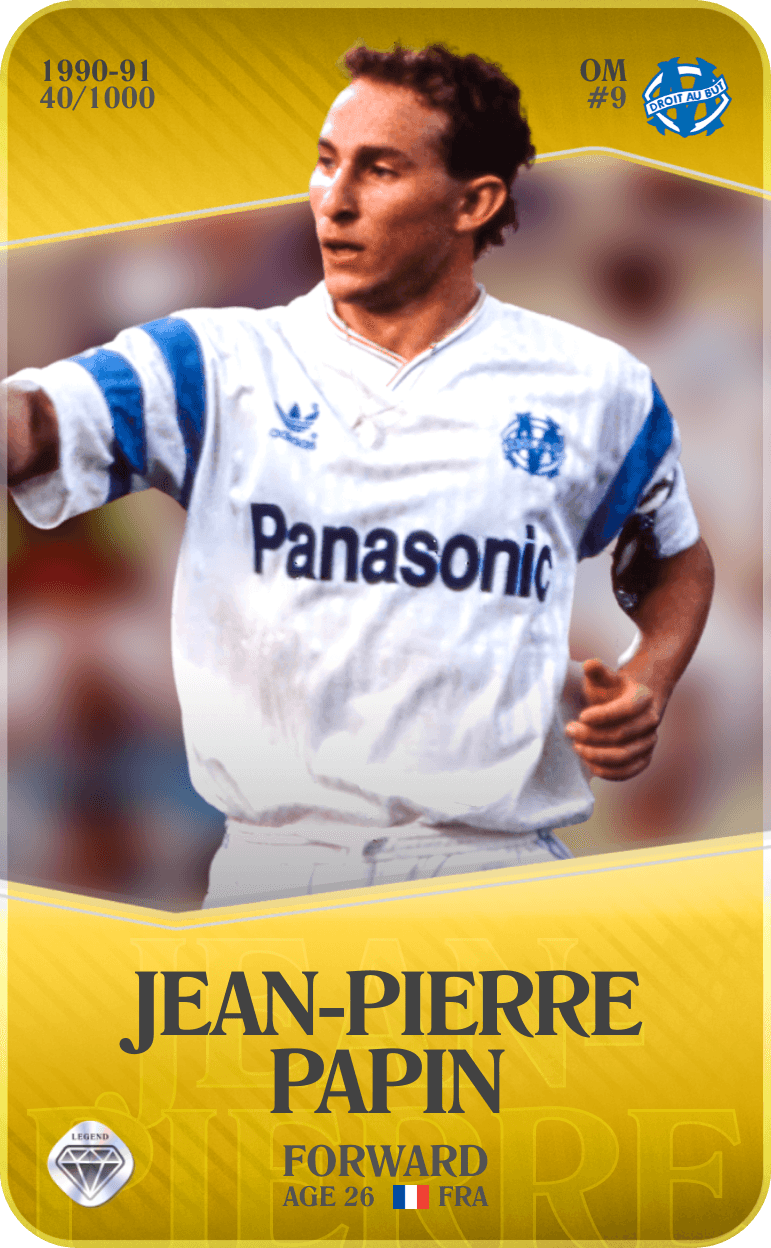 Jean-Pierre Papin 1990-91 • Limited 40/1000