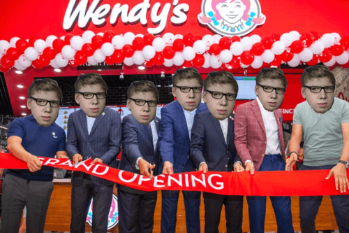 JohnWRichKid Wendy's Grand Opening