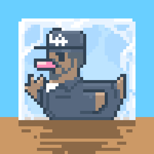 CryptoDuckie #516 | Ice Cube Duckie