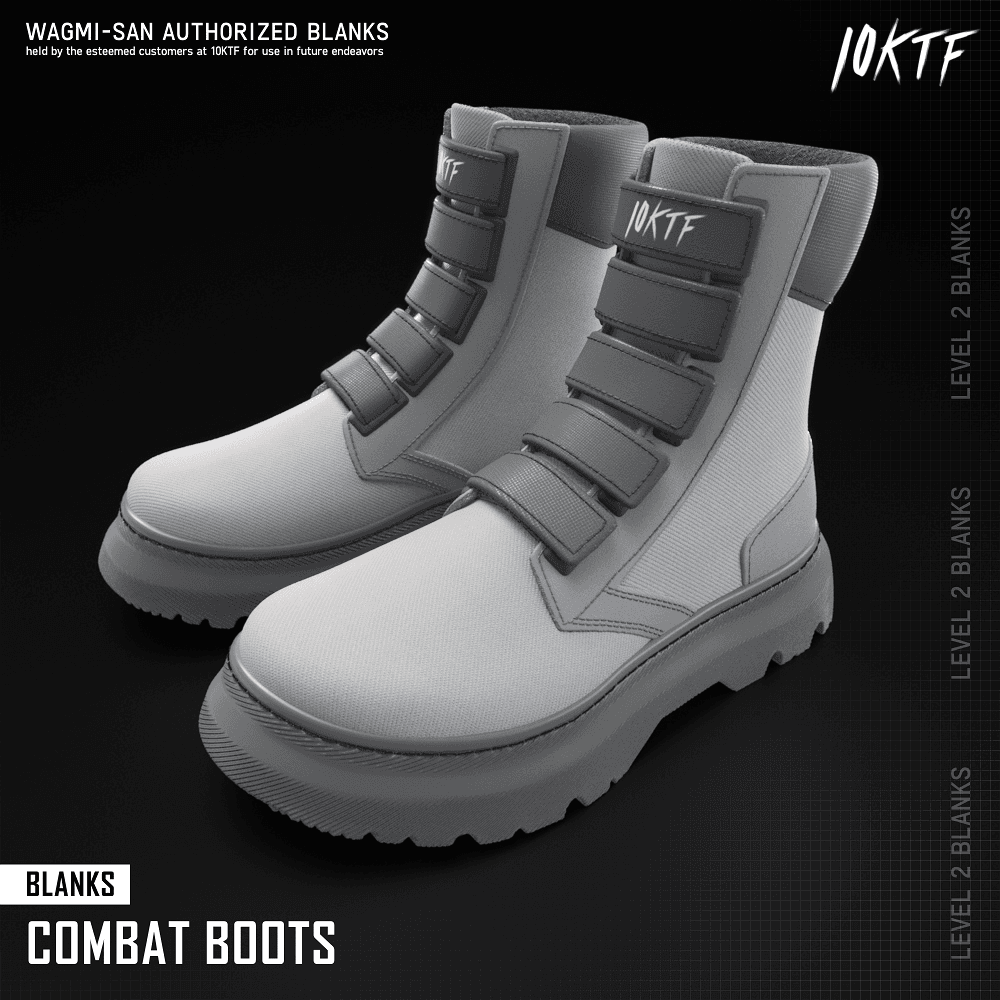 Blank Combat Boots