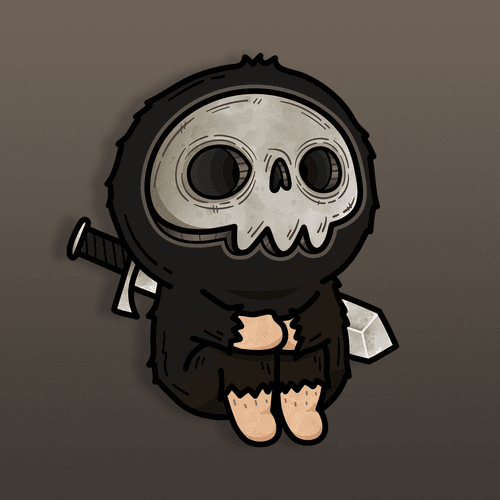 DEATH SKULL MASK CHARACTERS #001