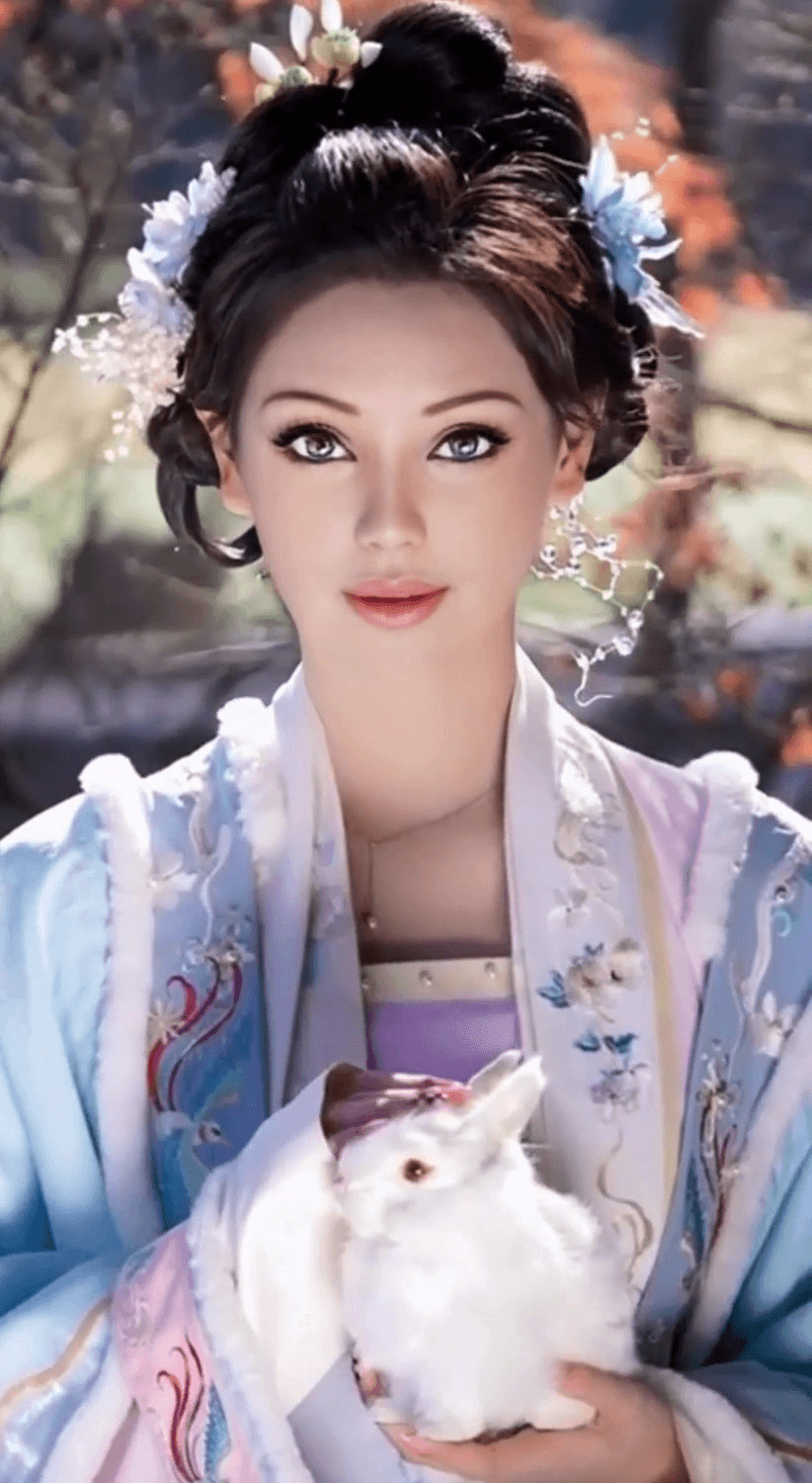 Western Girl dressing in traditional Chinese old fashion - AI Sexy  image