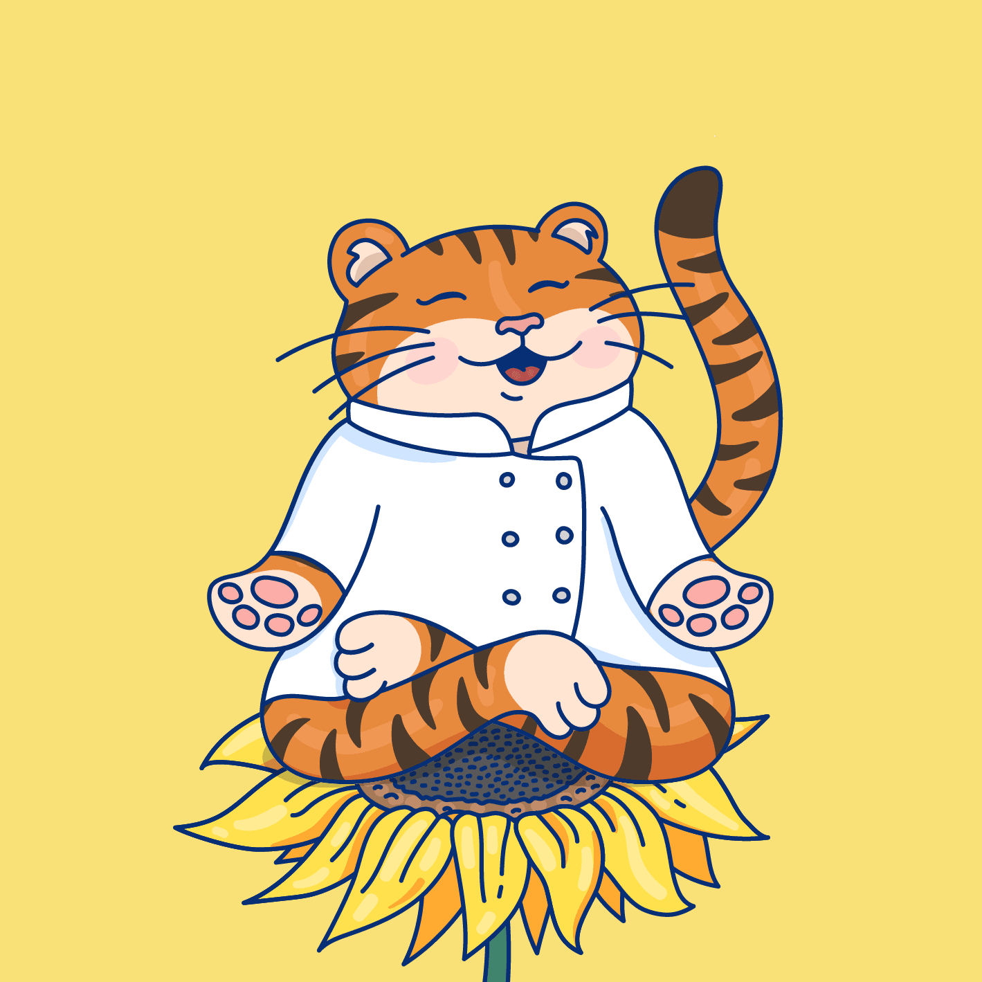 Meditating Cat #20
