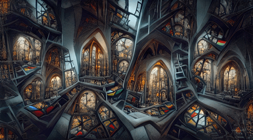 4 dimensional Gothic cathedral