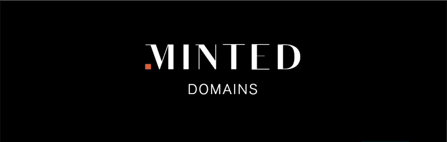 MintedDomains banner
