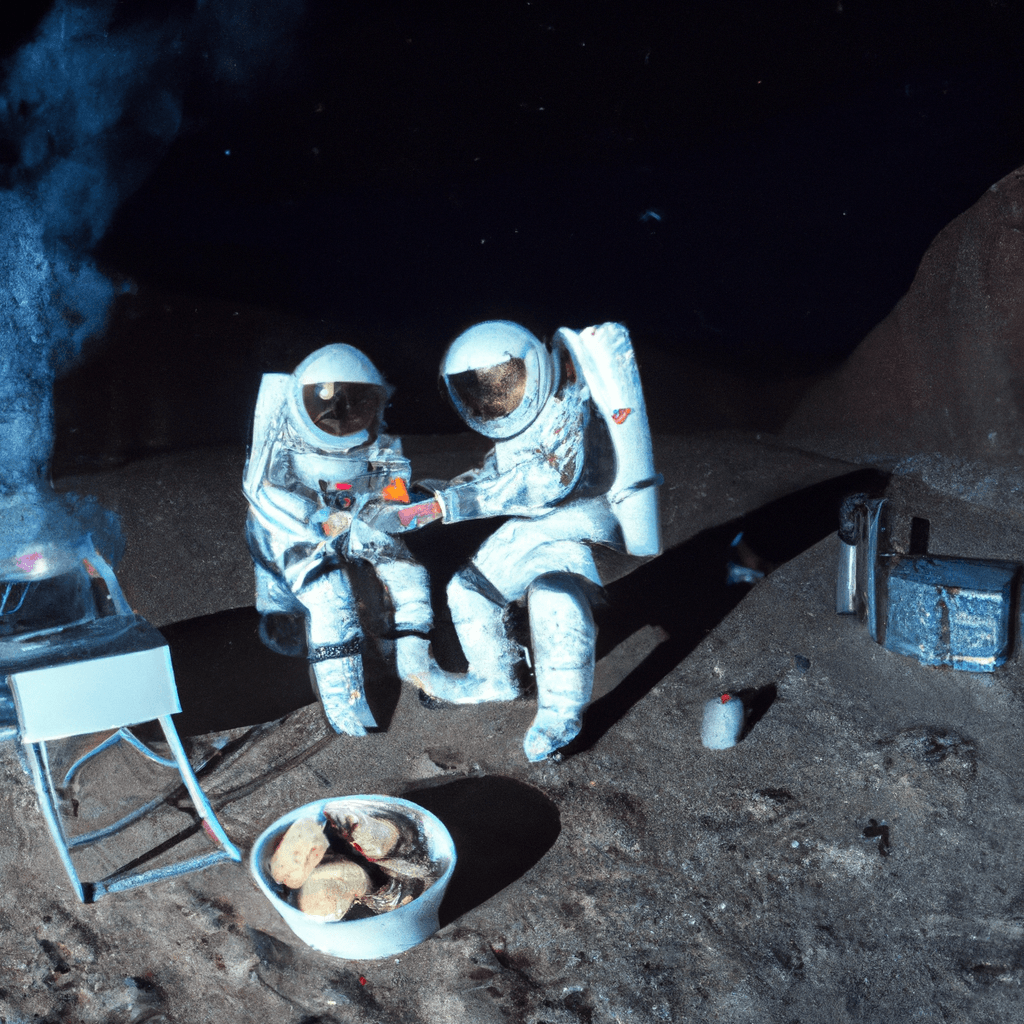 Turkish Astronauts having a barbecue