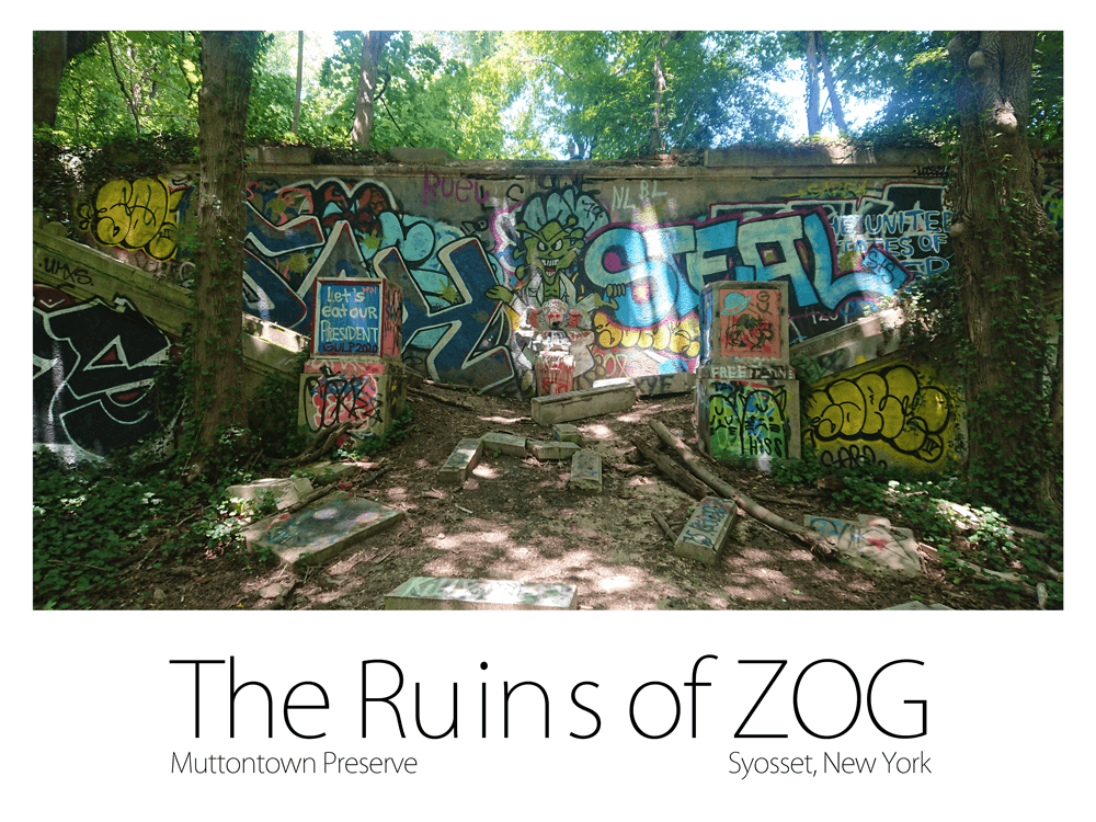 The Ruins of ZOG - Muttontown Preserve 2020 - Photo