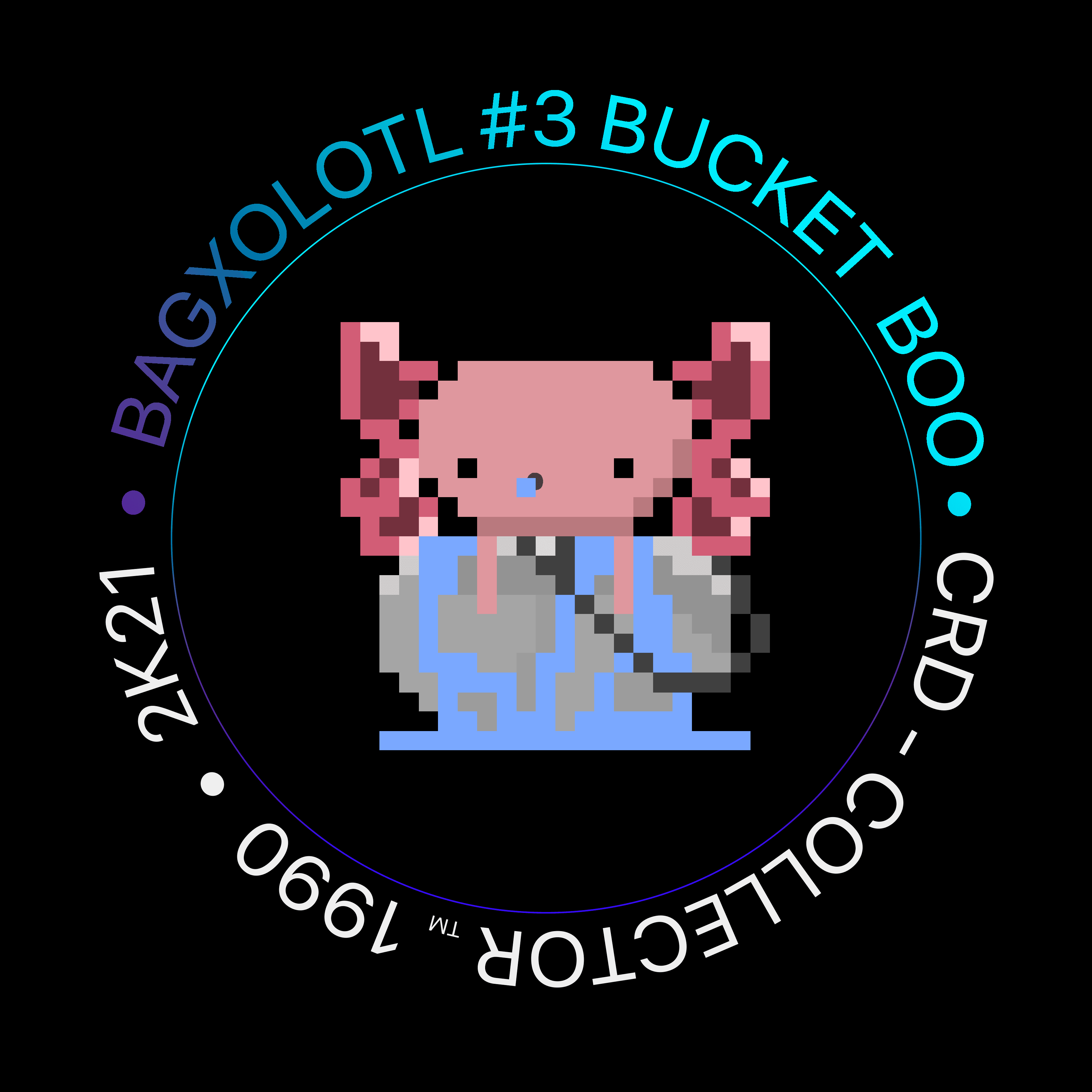 #3 BUCKET BOO AXOLOTL.