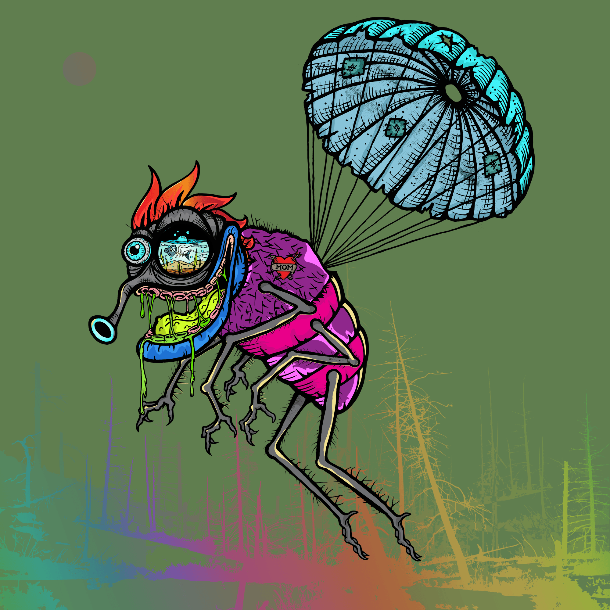 Funky Fly #6962 - Funky Flies Official | OpenSea