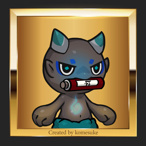 Yama-Transparent blue(scroll) BODY