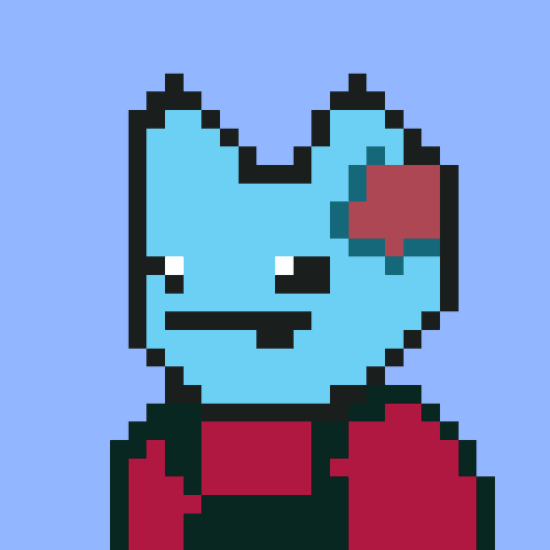 Pixel Cool Cat #1