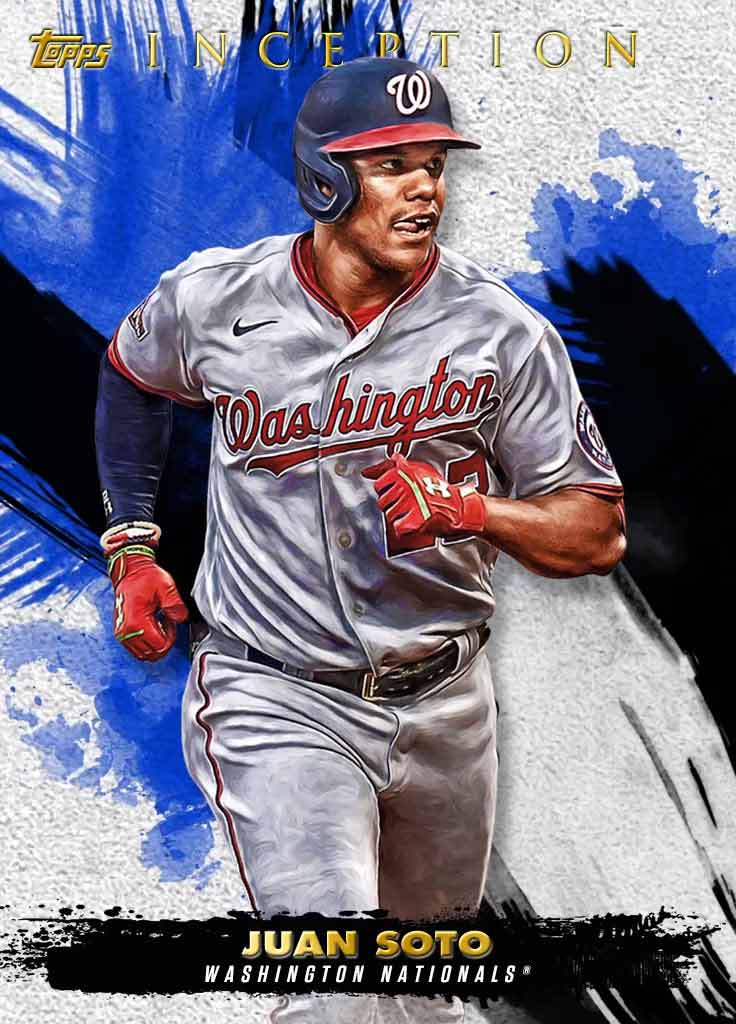 Washington Nationals Juan Soto Inception Base Blue 96 Uncommon ...