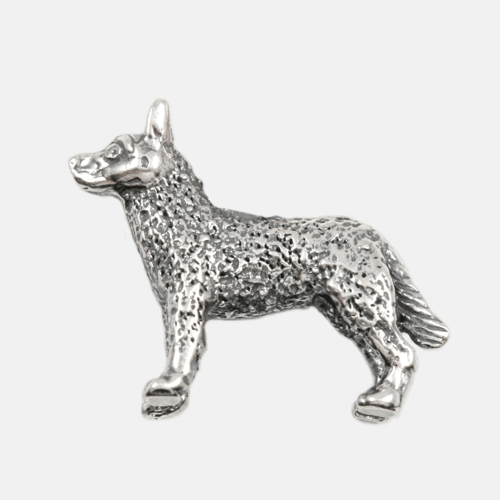 Dog Breed ALASKAN MALAMUTE 3D Solid Sterling Silver
