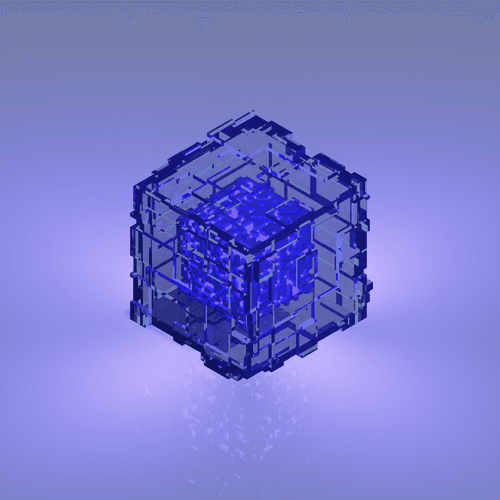 VoxCube Alpha Blue-Blue