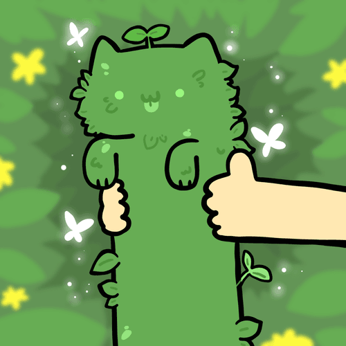 Long long Fairy tree cat #120