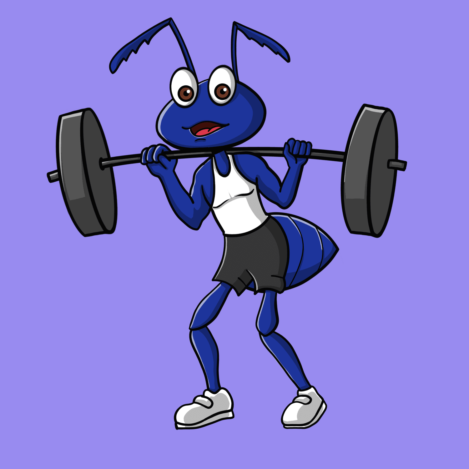 Boris The Weightlifting Crypto Ant