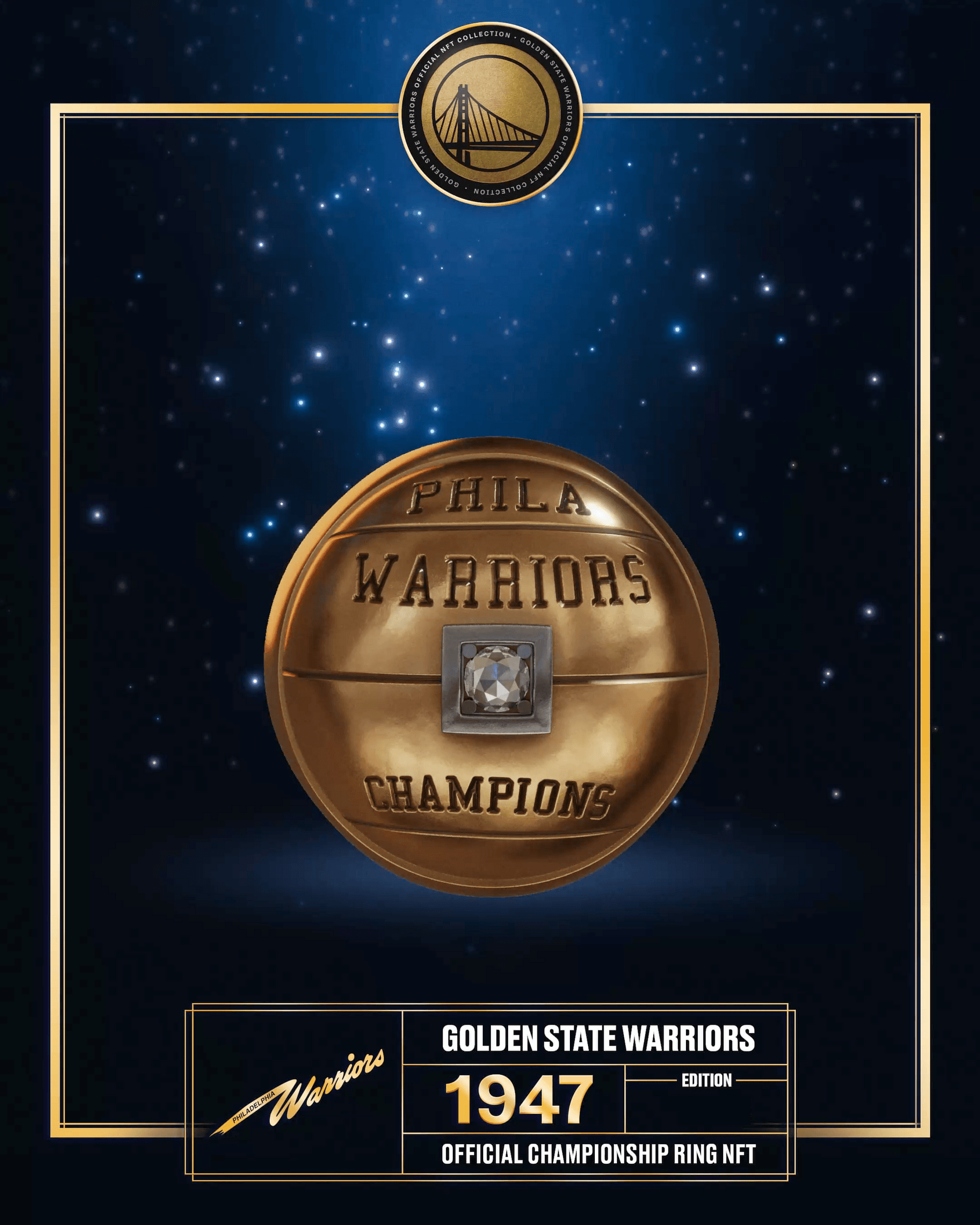 Warriors Championship Banner (Unlockable Item) - Golden State