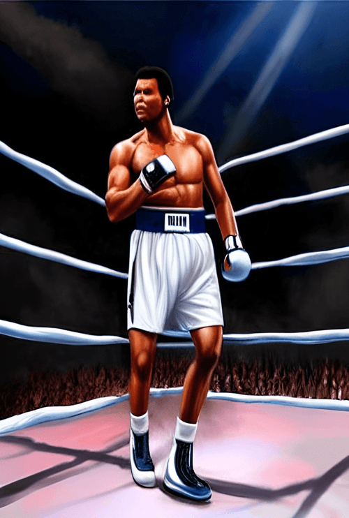 Muhammed Ali in the Ring No.13