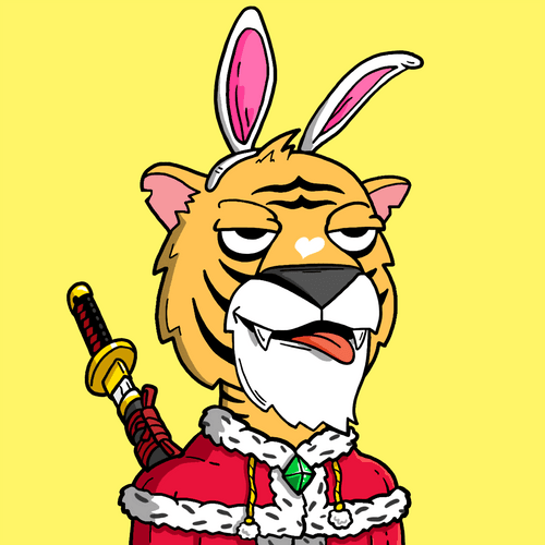 Grouchy Tiger Social Club #7996
