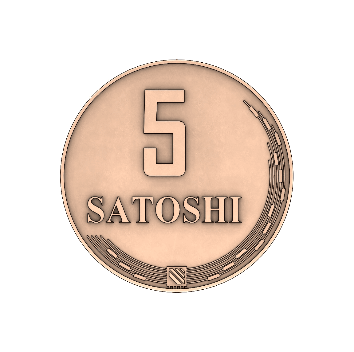 Bronze Coin 5 Satoshi