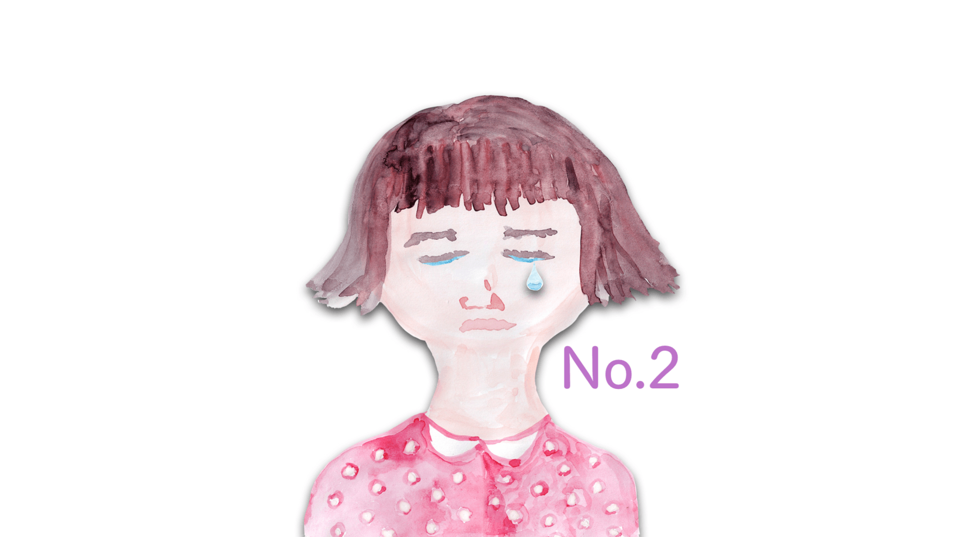 No.2 Tears (Mallets Layer of DAW and moving watercolor painting) in Japan