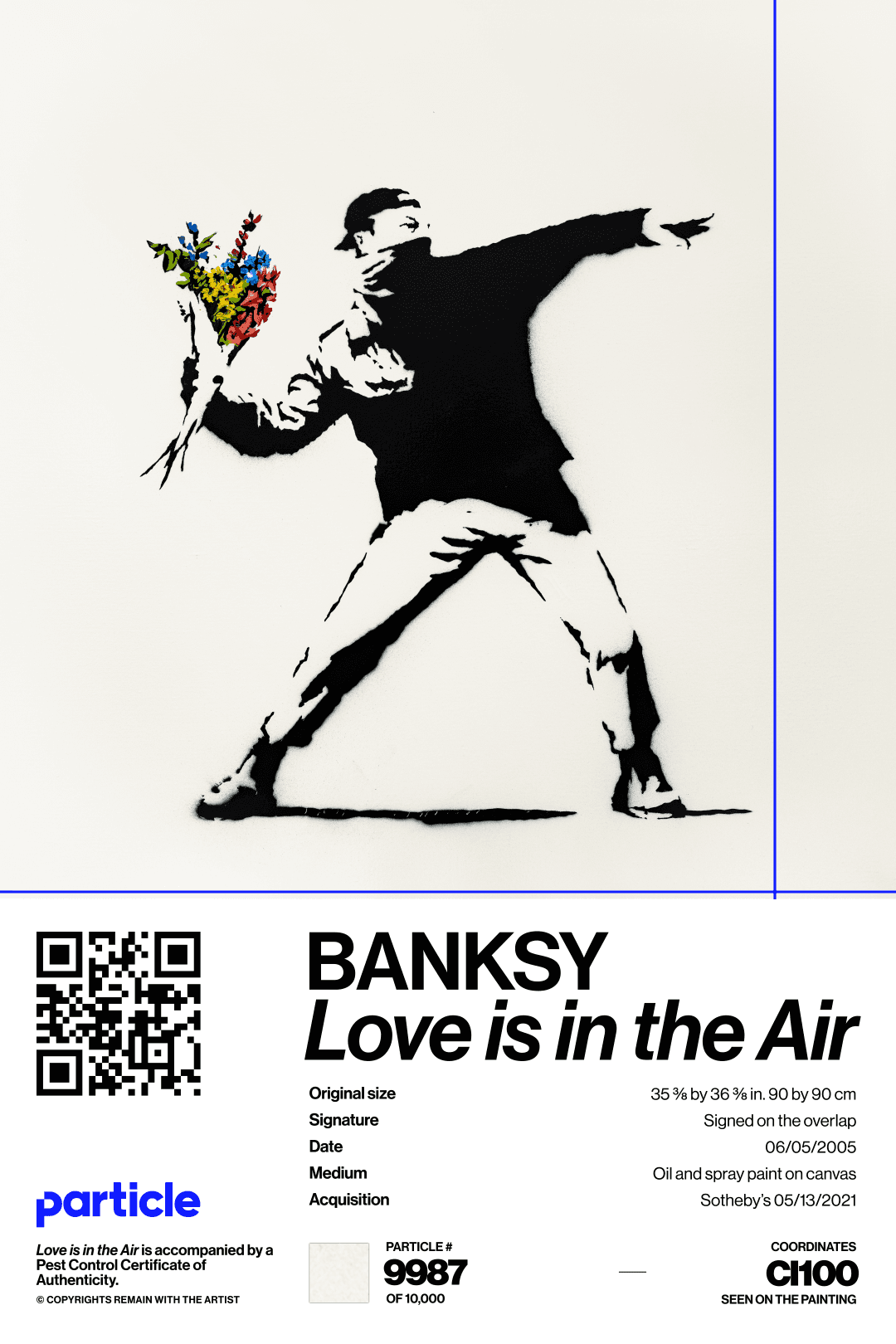 Banksy | Love Is In The Air #9987