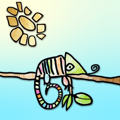 The Lazy Rainbow Lizard #1