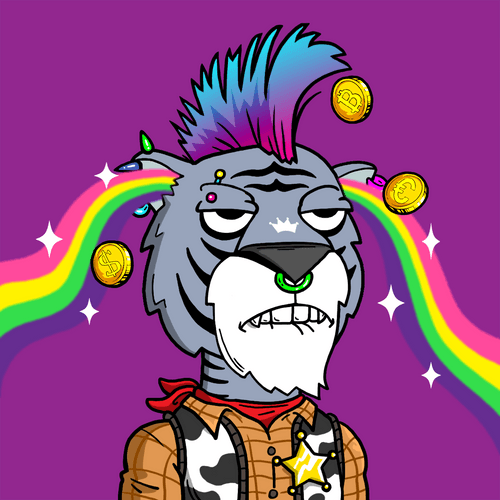 Grouchy Tiger Social Club #5866