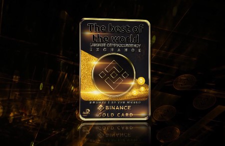 Binance GOLD 3D Video Card Card collections 2 of 3