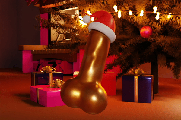 Santa's Golden Dick