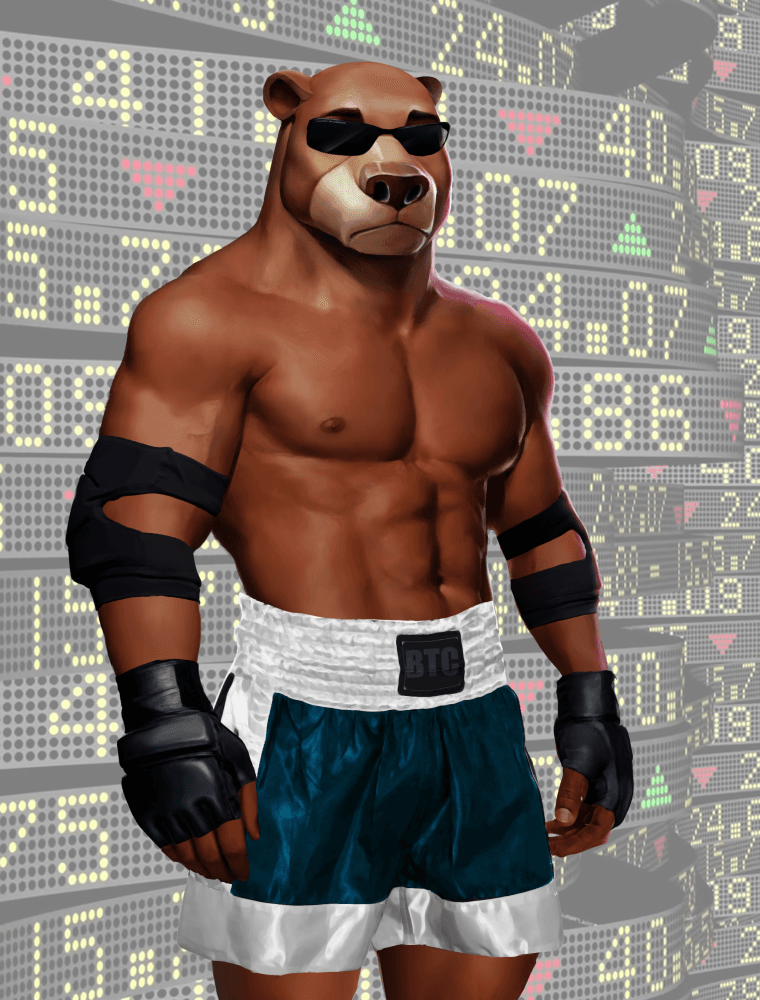 Wall Street Avatar Fighter Bear #218