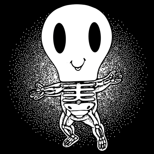 Honorary Bulb - Stippled X-ray