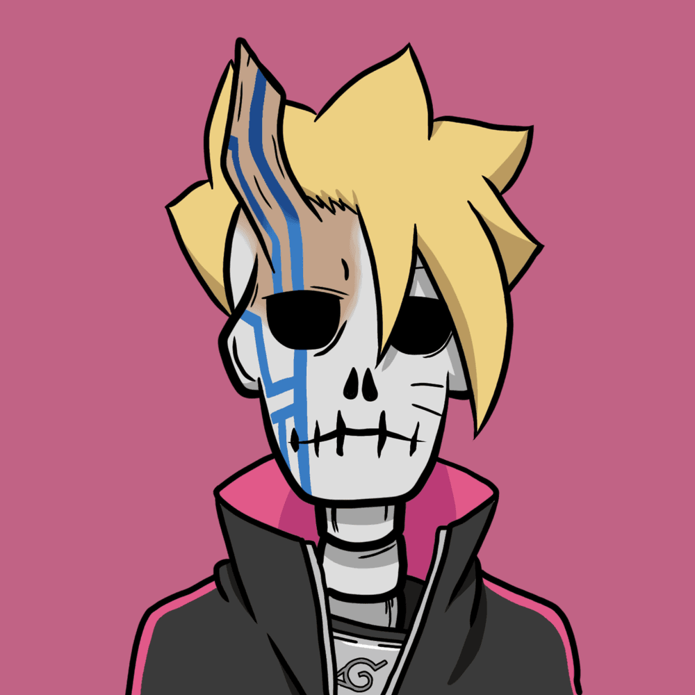 Boruto Uzumaki (Karma mode) [Skull] - Skully Anime Character | OpenSea