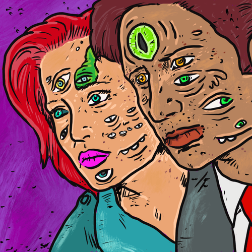 Mutant Mulder and Scully