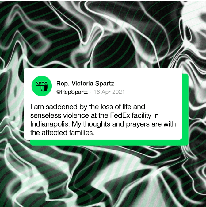 Victoria Spartz's Non-Fungible Thoughts & Prayers