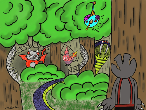 Death Creatures Forest.