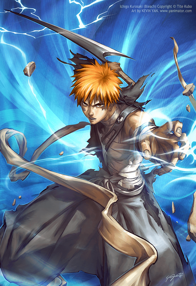 Bleach Ichigo S Bankai Pzza Manga Opensea