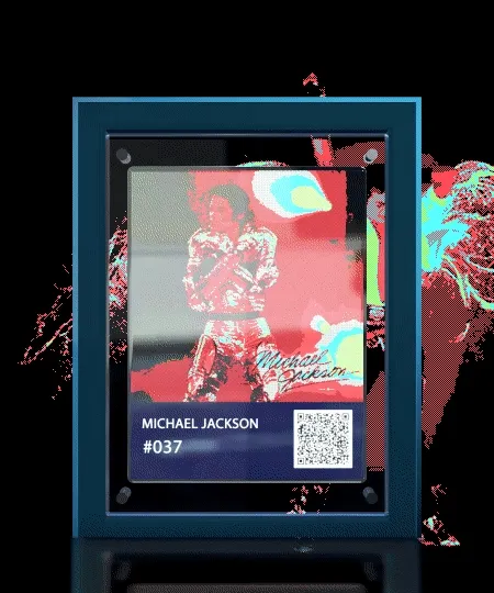 Michael Jackson pixel card #037