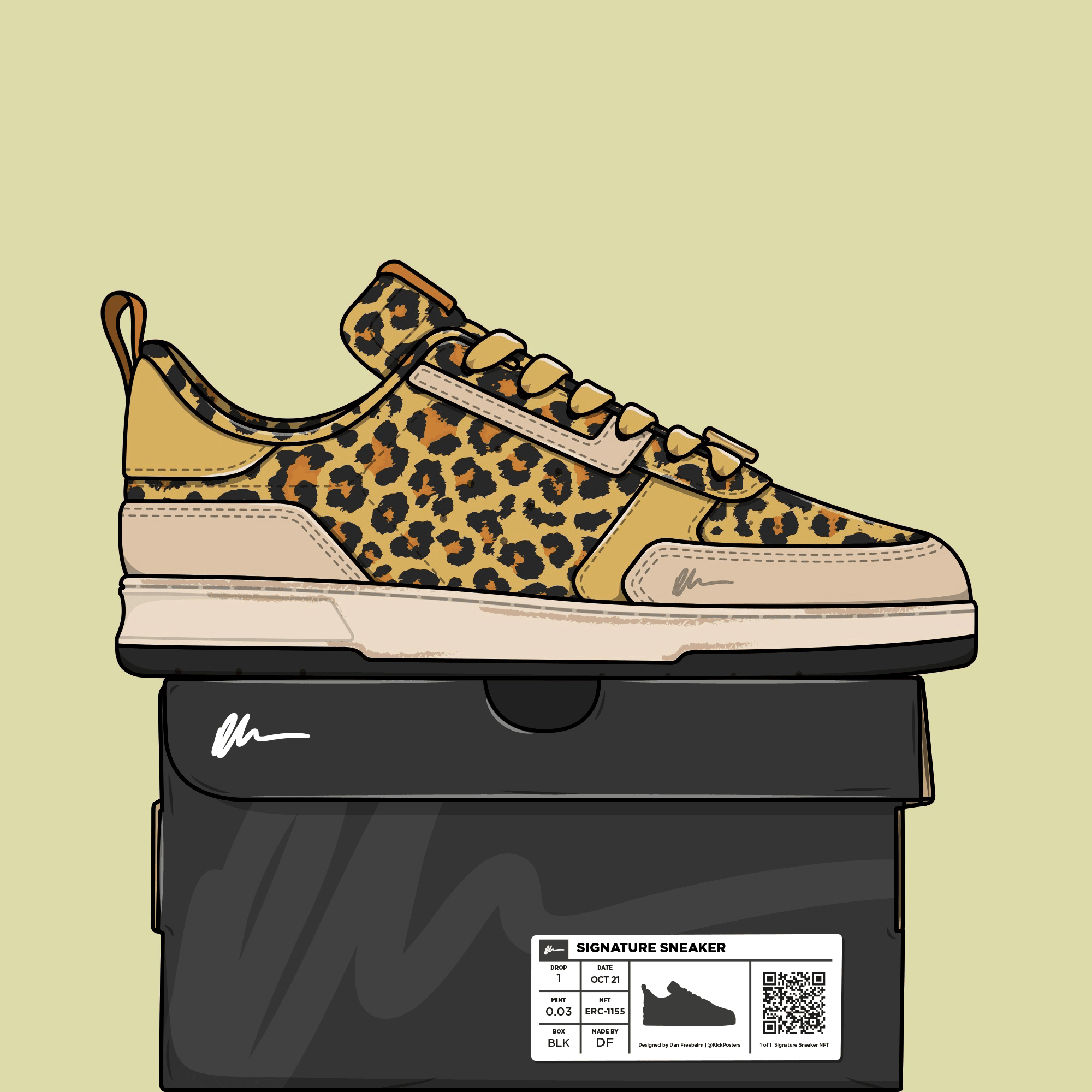 Signature Sneaker 'Cheetah' - #013