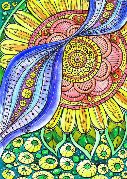 Flower mandala