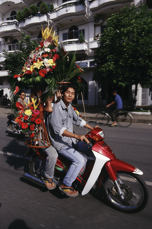 Bikes of Burden #97. Festive Flowers.