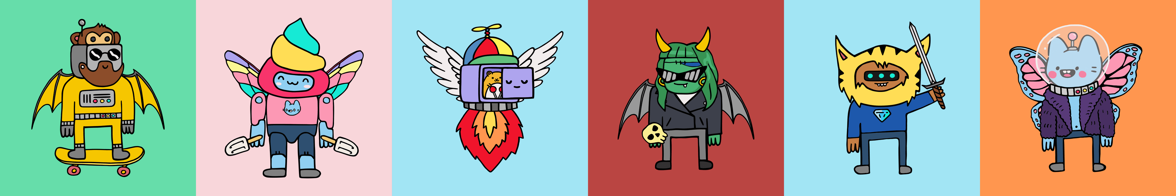 Kitbash Boogers Collection OpenSea