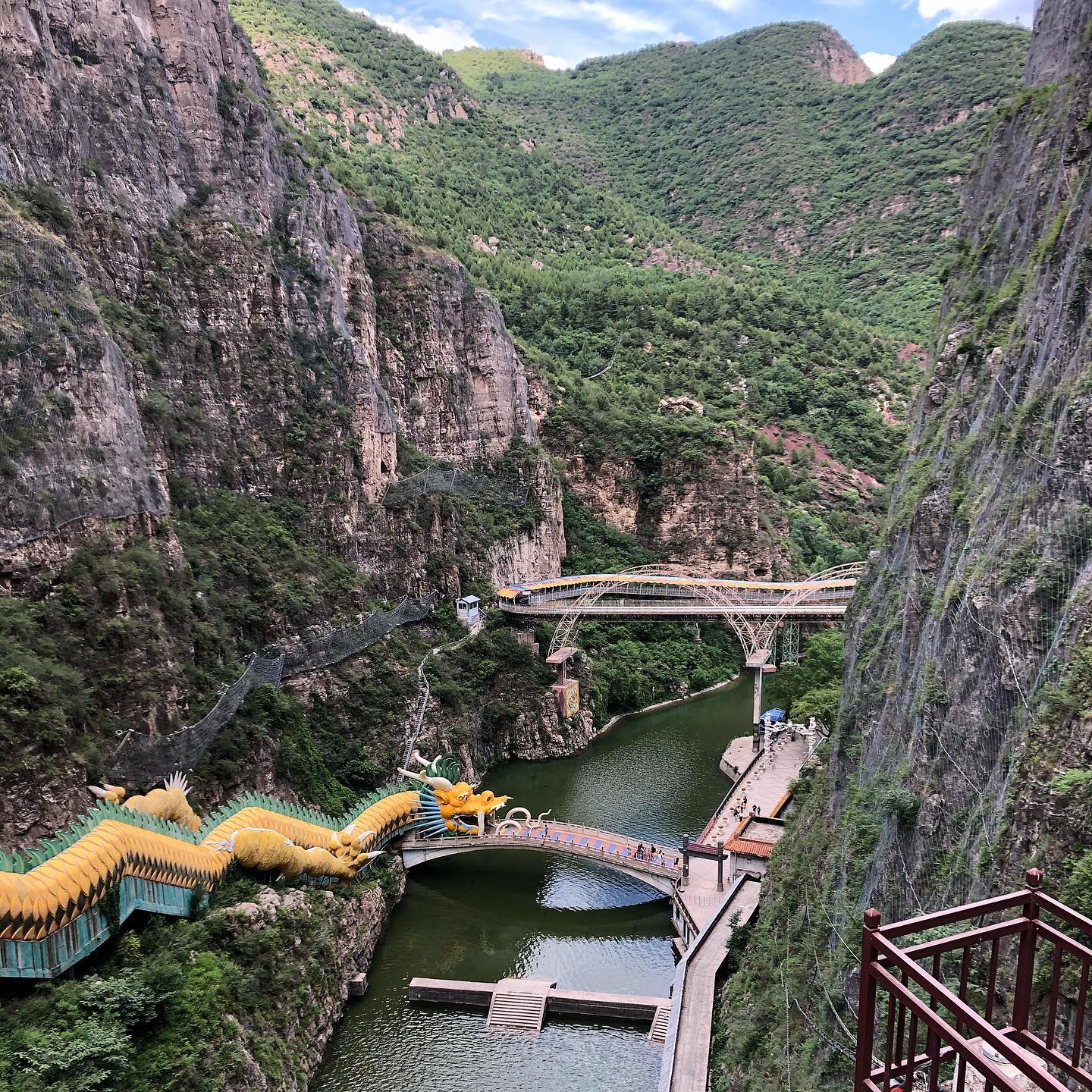 Longqing Gorge, China 1 - Structures And Skylines 