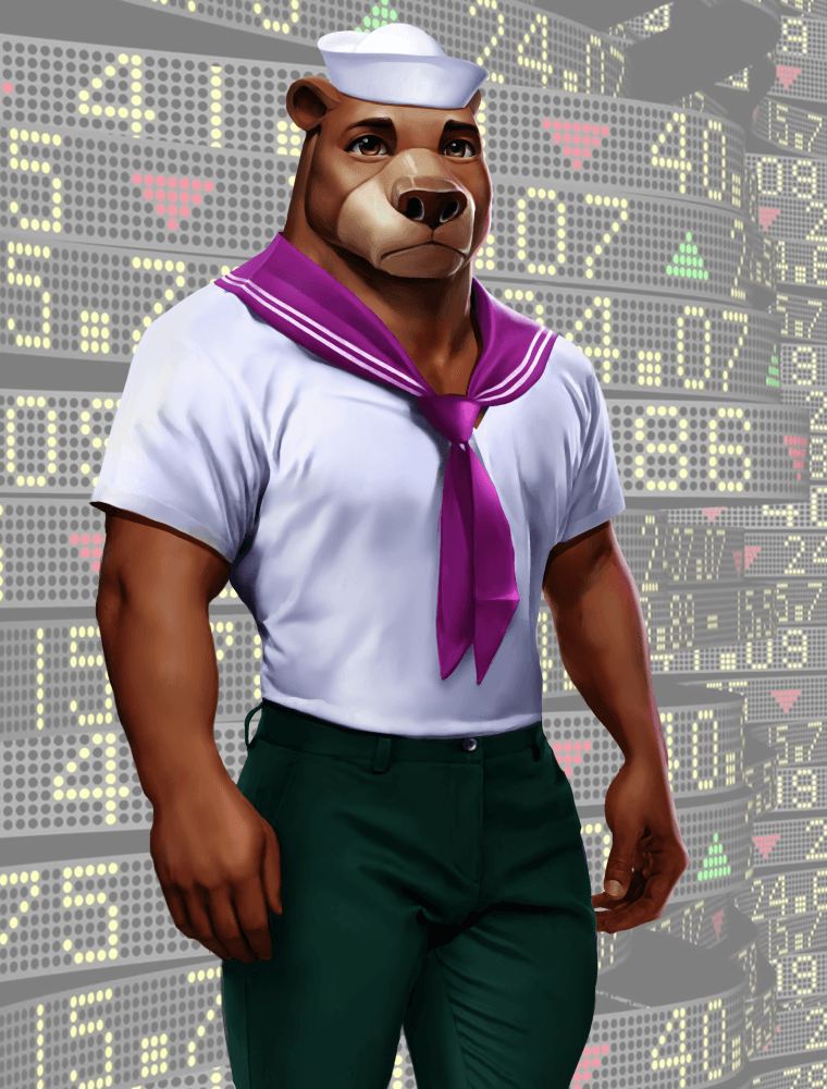 Wall Street Avatar Sailor Bear #136