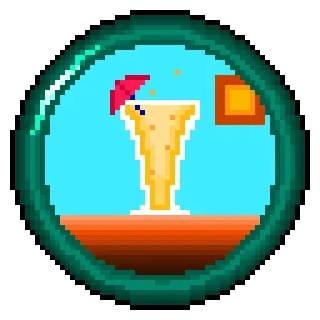 The Last Drink of Summer Badge