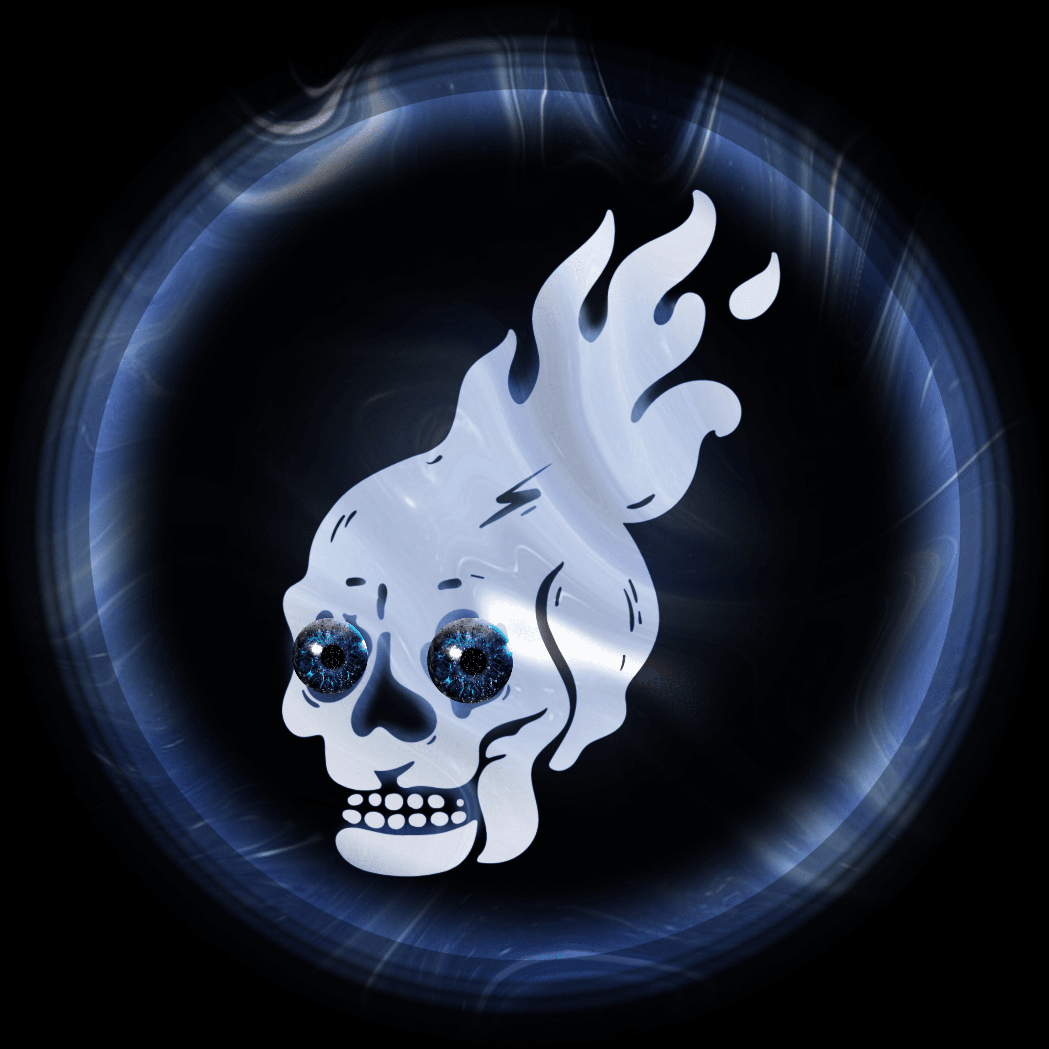 Sapphire King Skull
