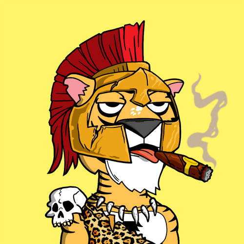 Grouchy Tiger Social Club #4974