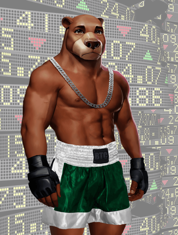 Wall Street Avatar Fighter Bear #395